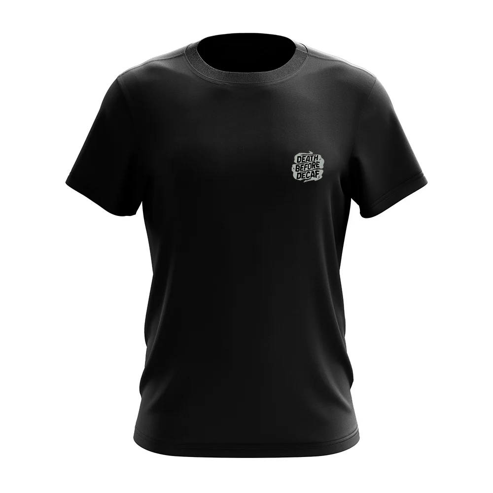 Death Before Decaf T-Shirt - Image 3